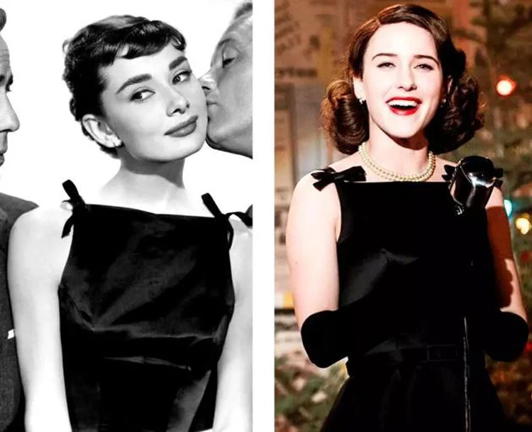 Винтажное платье Tingfly в стиле 50 х годов Mrs Maisel Herburn классический стиль черное