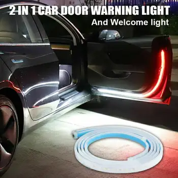 

Car Door Warning Lamp Flashing Signal LED Light Anti-collision Car Universal decorative lights with car door atmosphere lights