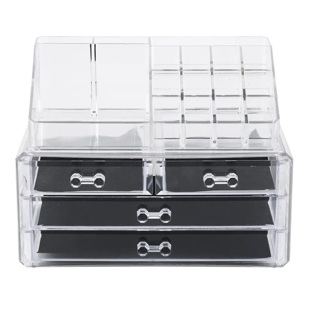 

Large Capacity Makeup Box Large Transparent Acrylic Desktop Multi-drawer Cosmetic Storage Finishing Lipstick Stand