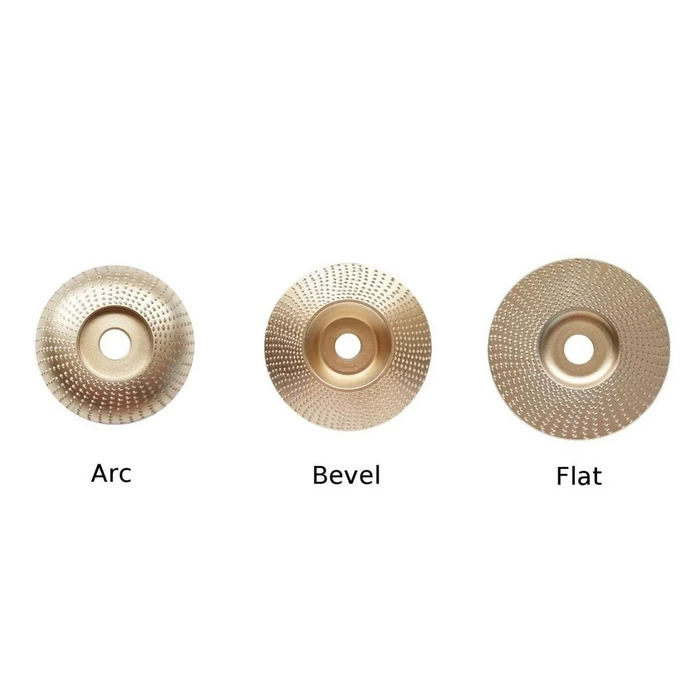 

Tungsten Carbide Wood Sanding Carving Shaping Disc Grinding Wheel Arc+Flat+Inclined Plane For Angle Grinder For Curved Work
