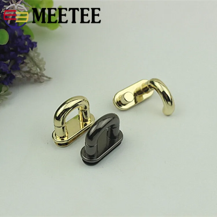 5/10 шт. Meetee металлический мешок пряжки модная сумка арочный мост с представляет наиболее продаваемые наборы винтовых вешалка крючок для сумки Ремни ремень DIY Изделия из кожи