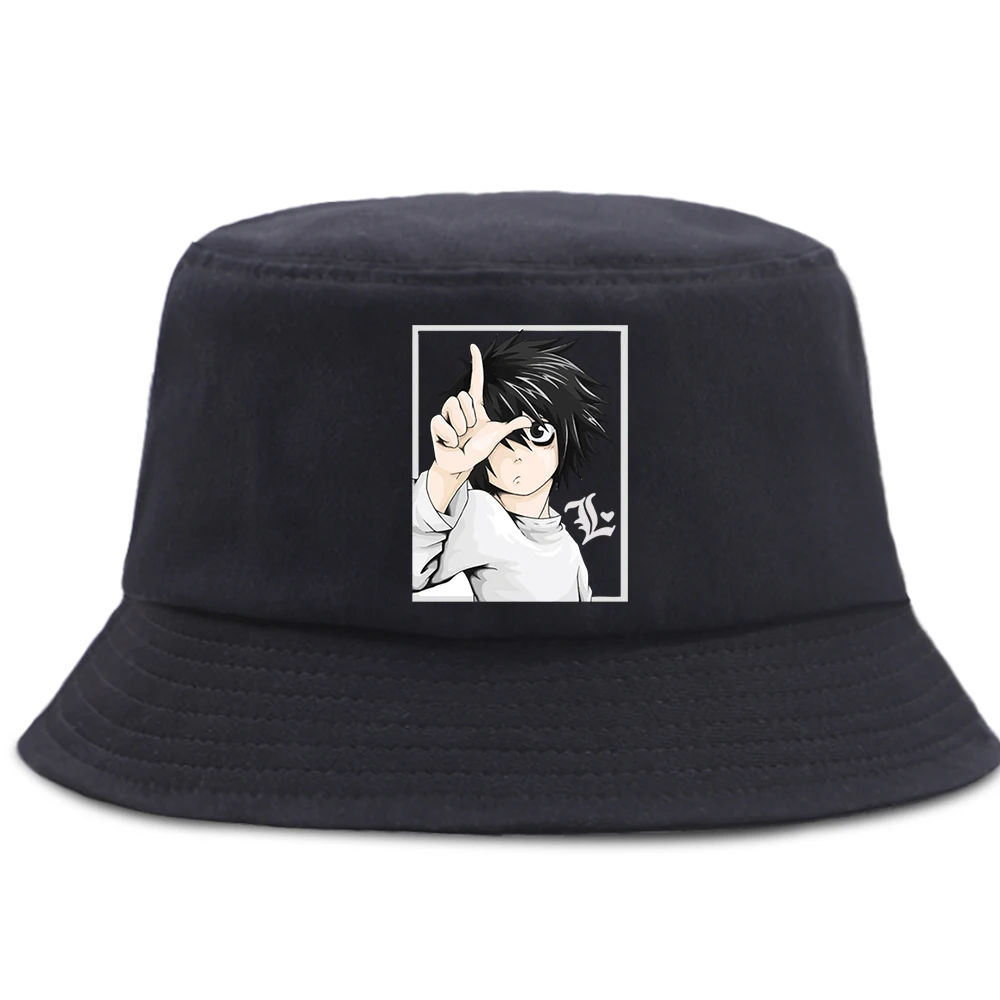 Шляпа от солнца Death Note японская шапка рыбака в стиле аниме уличная рыбалка Панама