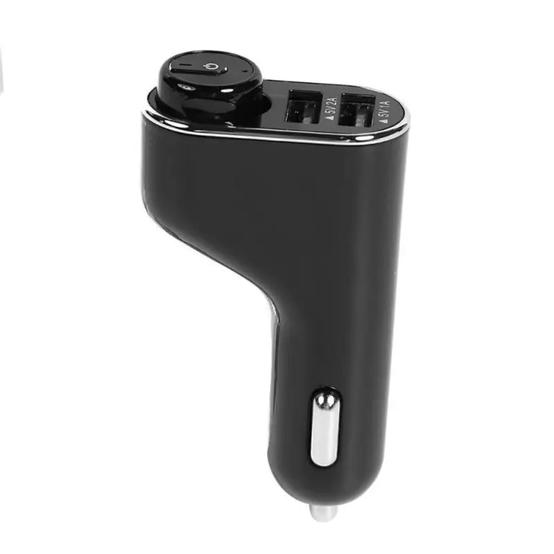 T10 Bluetooth наушники мини портативный одиночный наушник двойной USB Автомобильное зарядное устройство Handsfree беспроводная гарнитура для вождения для iPhone Xiaomi