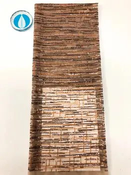 

Burnt Orange Sequin Lace Fabric High Quality African French Tulle Net Lace Fabric 5 Yards Embroidery Guipure Lace Fabric