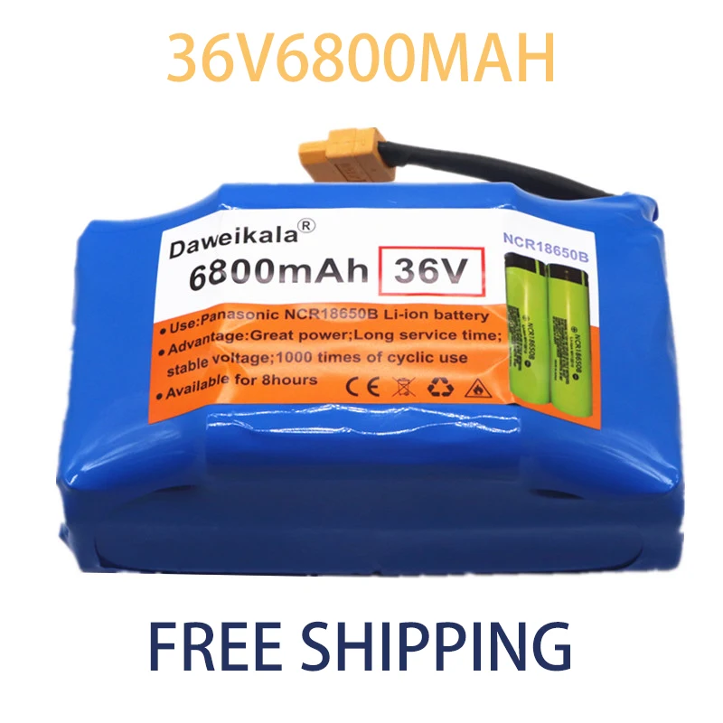 Новинка 100% оригинальный литиевый аккумулятор 36 в 6800 Ач 10s2p В Аккумулятор мАч