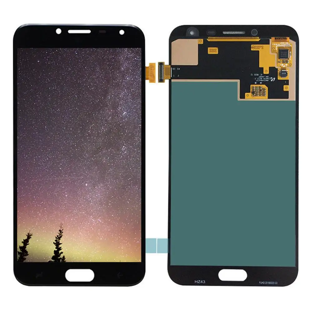 Najtaniej AMOLED LCD do Samsunga Galaxy J4 J400 J400F J400G DS SM J400F wyświetlacz LCD ekran dotykowy Digitizer zgromadzenia