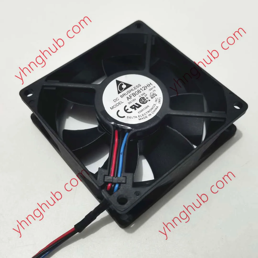 Delta Electronics AFB0812HH SM19 Server พัดลมทำความเย็น DC 12V 0.30A