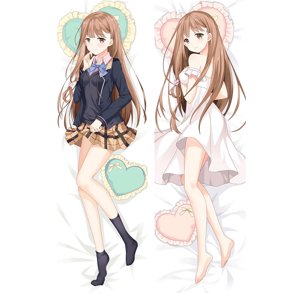 Аниме Dakimakura Masamune-kun's Revenge Adagaki Aki Hugging Body наволочка Fujinomiya Neko Otaku домашнее