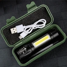 Linterna Led Q5 de aluminio, resistente al agua, bombillas de Camping, Luz Portátil con zoom, envío desde Rusia, XP-G