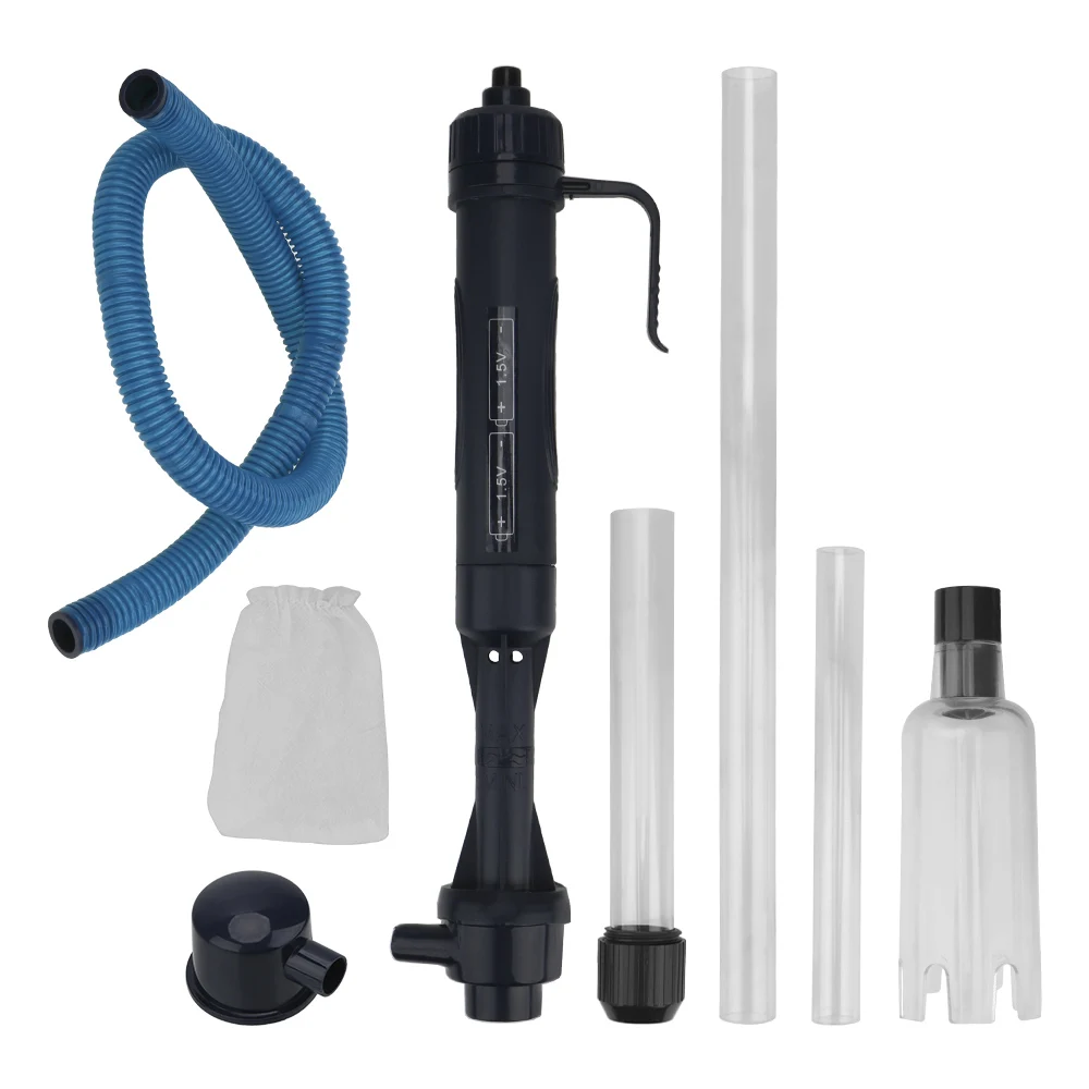 Electric Changing Water Waste Remover Vacuum Gravel Cleaner Tool Water Change Pump Aquarium Fish Tank Pipe Filters Tools