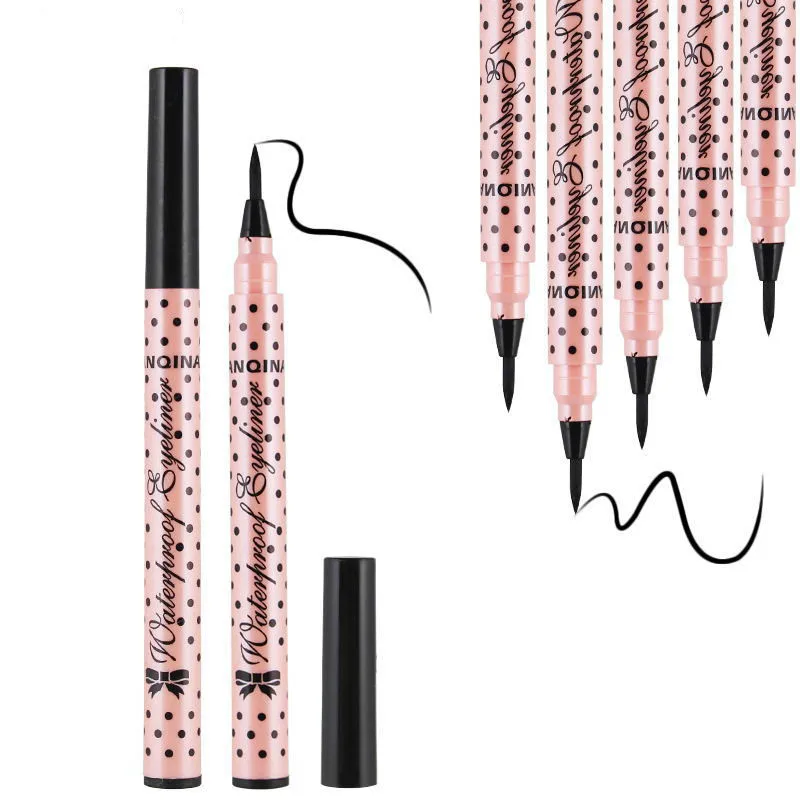

Polka Dot Eyeliner Waterproof Anti-sweat No Smudge Fine Fast Watertight