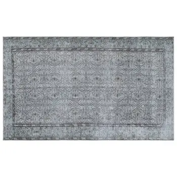 

Handmade Gray Vintage Overdyed Turkish Area Rug 168 X275 Cm-5'6''X9'0''