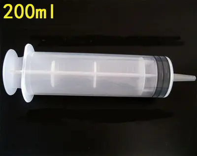 1PC 50/60/100/150/200/300ML Large Capacity Syringe Reusable Pump Measuring With Tube Feeding Ink Syringe Tube 