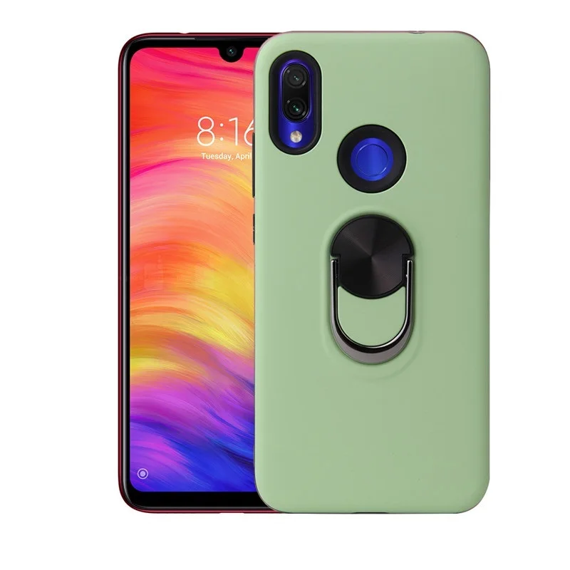 

Soft TPU+PC Anti-knock Ring Stand Case for Xiaomi Redmi 7 NOTE 7 K20 Back Phone Protective Cover Coque Shell