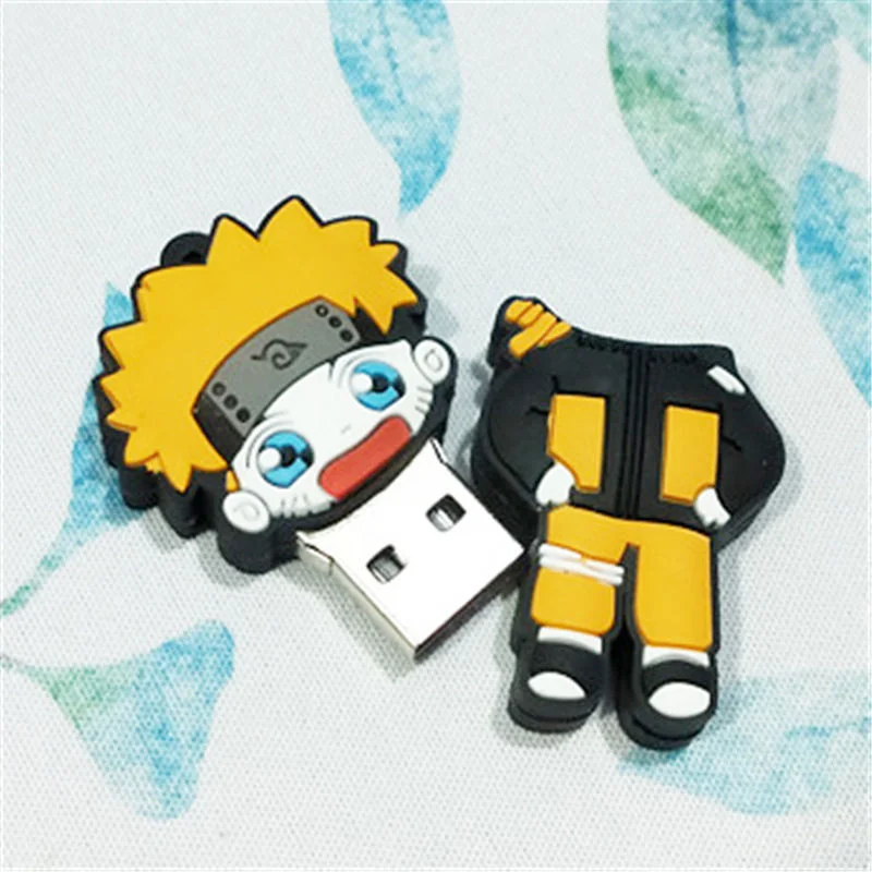 USB флеш-накопитель с героями мультфильмов Наруто, 4 ГБ, 8 ГБ, 16 ГБ, 32 ГБ, 64 ГБ, 128 ГБ, флеш-накопитель USB 2,0, флеш-карта памяти, подарки для мальчика