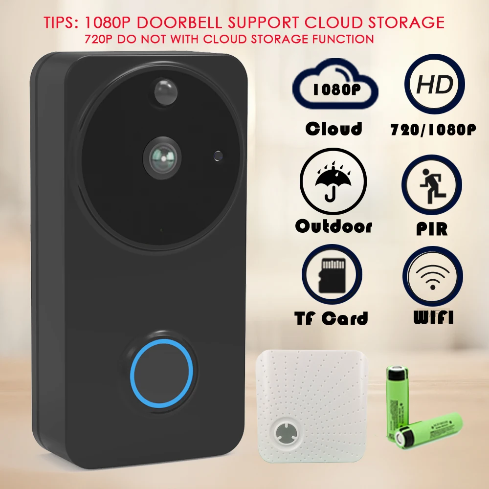 Идеодомофон IP video doorbell видеозвонок Домофон wifi домофоны для частного дома звонок дверной беспроводной камера для домофона