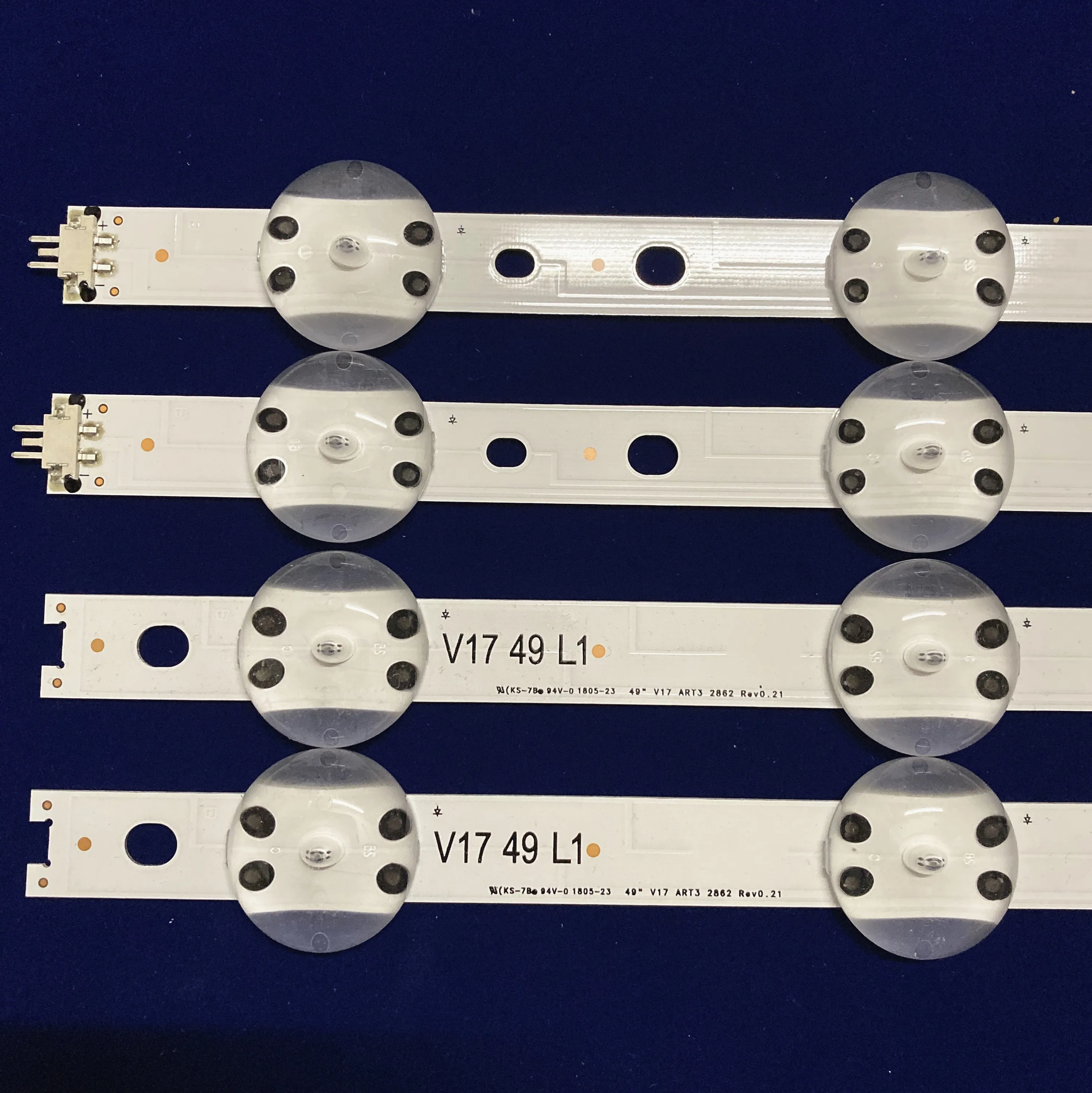 Подлинный и светодиодный подсветка полосы для LG 49 дюймов 49 V17 ART3 2862 REV0.2 49 V17 ART3 2863 REV0.2