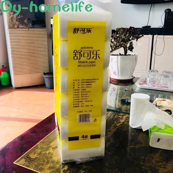 

30 Rolls of 4 Layers Family Installed Coreless Roll Paper Toilet Paper Toilet Paper Virgin Wood Pulp