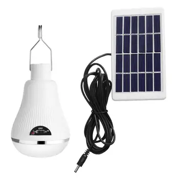 

New 20LED Emergency Camping Lights Solar Charging Portable Tent Solar Panel Hanging Bulb Camp Tent Night Fishing Light