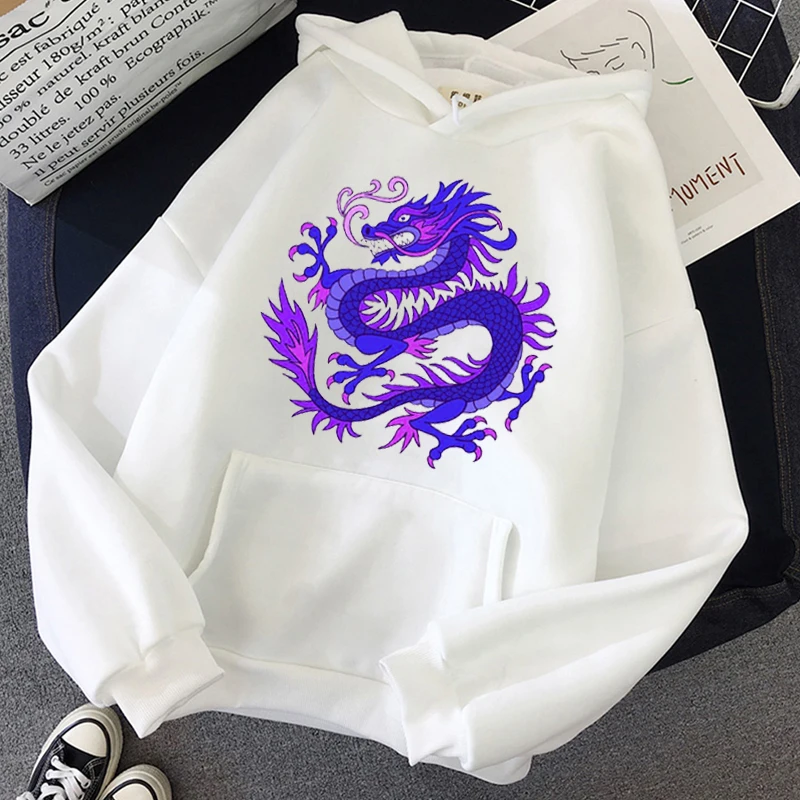 

Hoodies Sweatshirt Women Chinese dragon 3D Print Sweatshirt Casual Tops Harajuku Hoodies Women Clothing Cartoons Women Hoodies