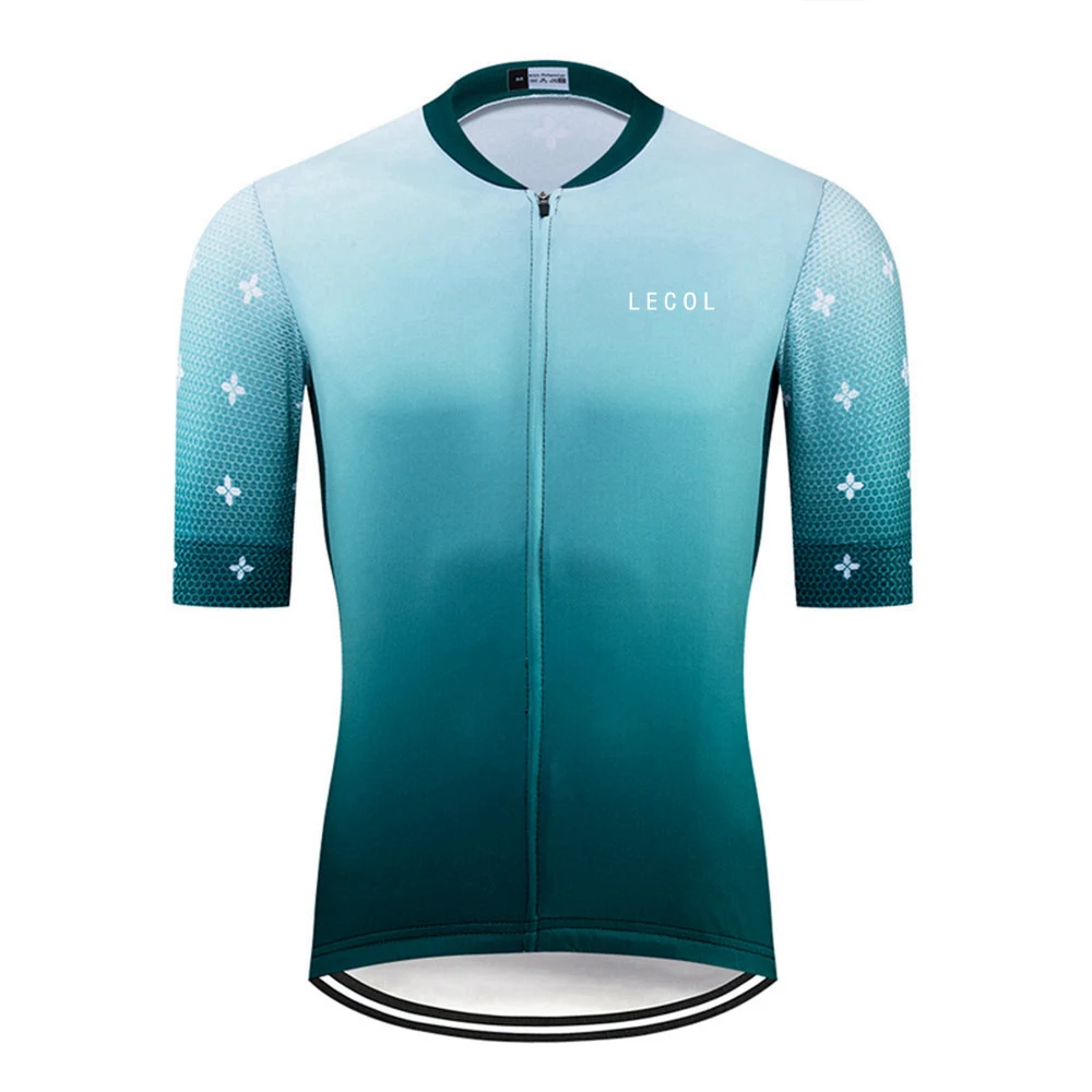 2020 LECOL Pro team Summer Jerseys Bike Shirt Mens Cycling Jersey Ciclismo Bicicleta Sportswear Maillot Ciclismo Breathable