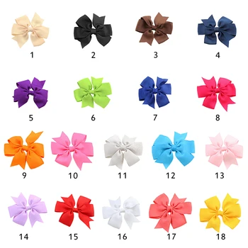 

1pcs Hair Accessories Candy Color Clip Cloth Hairpins Barrettes Bow-knot Chinese Style