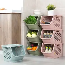 Кухонная корзинка для хранения пищевых контейнеров, овощей, фруктов, полки, стеллажи для мелочей, органайзер, полые корзины, принадлежности для ванной комнаты