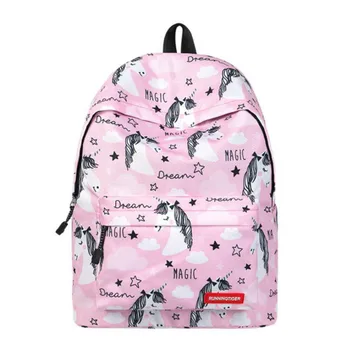 

Women Backpack School Bags for Teenager Girls Bagpack Mochila Feminina Escolar 30 colors customized Stylish Canvas Backpacks
