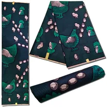 Высокое качество набивной из Анкары и Нигерии Гана настоящий воск ткань африканская голландская настоящая восковая ткань для женского платья