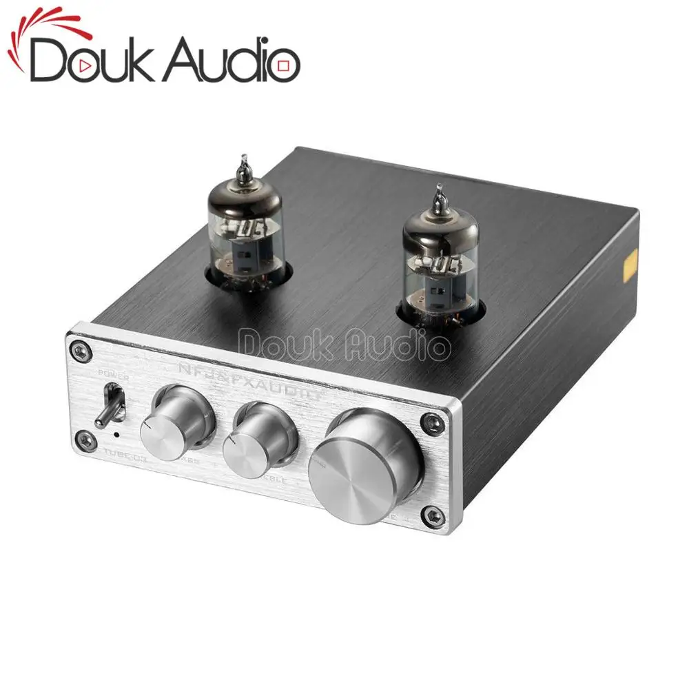 Douk Audio Mini TUBE 03 6J1 вакуумный ламповый преусилитель Hi Fi стерео преамп с высокими