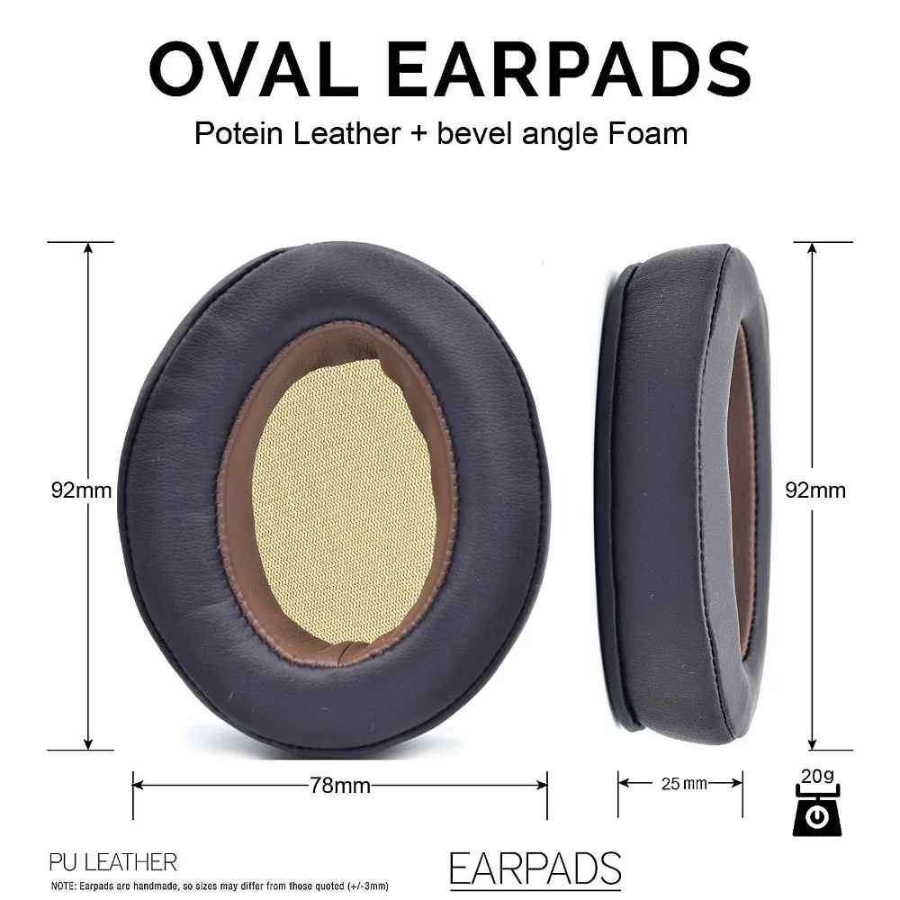 Replacement Earpads Ear Pads Cushion Muffs for Sennheiser Momentum 1 1.0 2 2.0 M2 HD1 Wireless Wired Over Around Ear Headphones