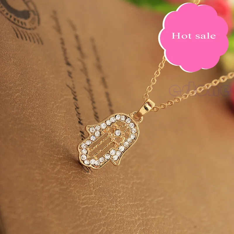 Удачи защита символ Хамса рука Фатимы сглаза кулон Цепочки и ожерелья