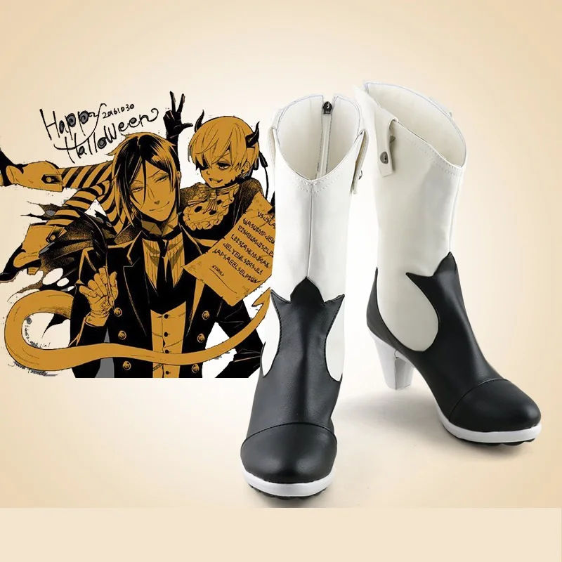 

Unisex Anime Black Butler Ciel Phantomhive Halloween Cosplay Cosplay Costumes Boots Custom Made