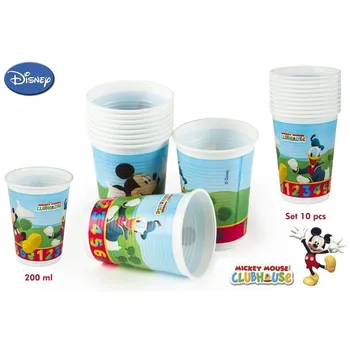 

Pack 240 mickey vessels 200 ML-Details and wedding gifts for guests, Holy Communion, October birthday party supply