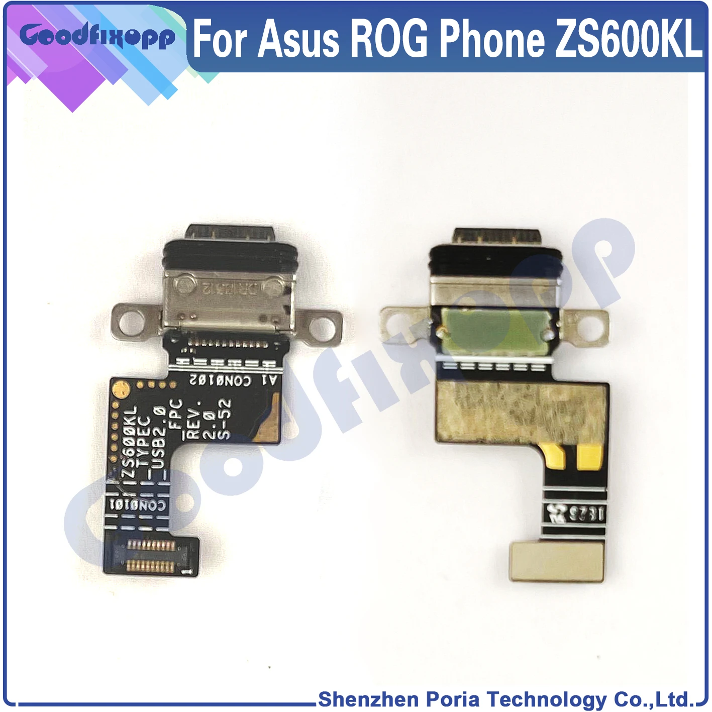 Зарядный порт для Asus ROG 1 Phone ZS600KL Зарядное устройство Док-станция с гибким кабелем