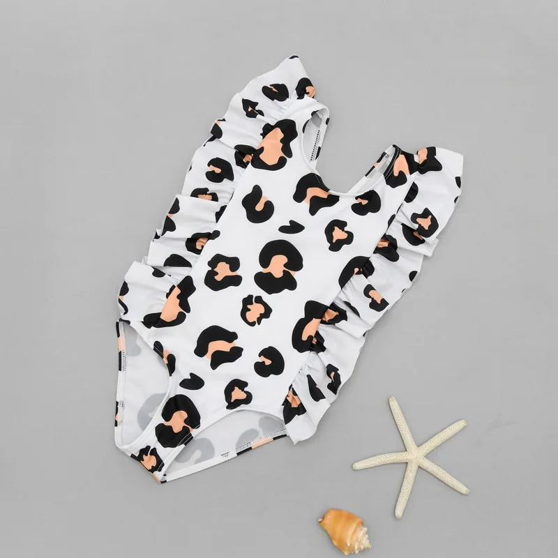 Children's swimsuit summer little girl's one-piece swimsuit baby girl bikini suit fruit printed Ruffle