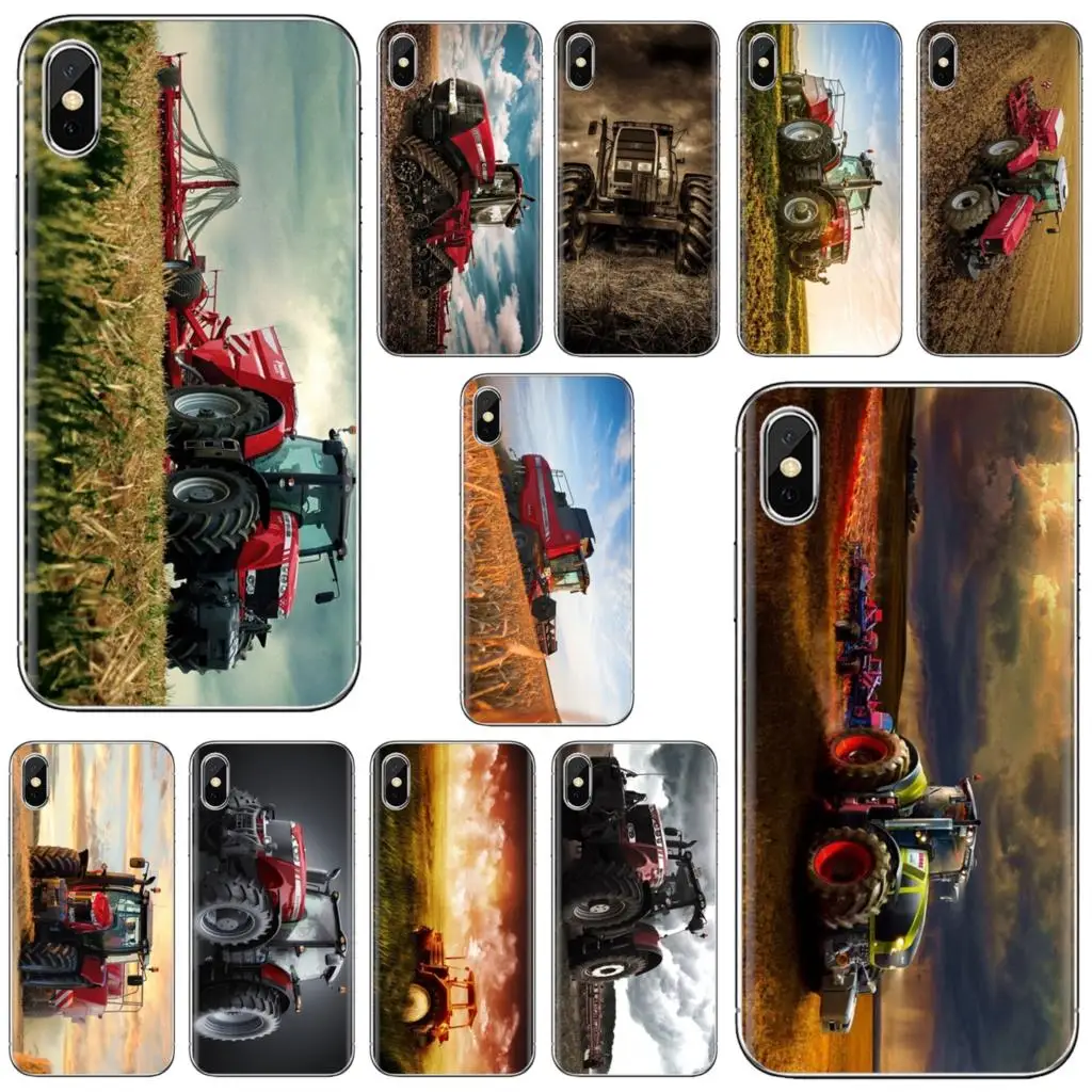 For Xiaomi Redmi 2 S2 3 3S 4 4A 5 5A 6 6A 7A 9 9T 9C 9A Pro Pocophone F1 Silicone Case Cover Massey Ferguson Tractors Car | Мобильные