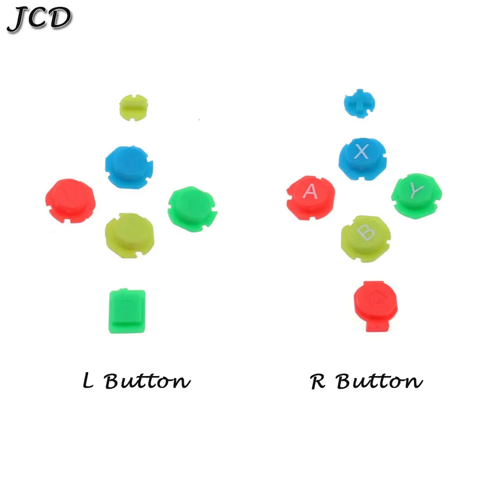 JCD для nintendo Switch NX Joy-Con контроллер левый и правый корпус чехол с пластиковой батареей средняя рамка, кнопка L R