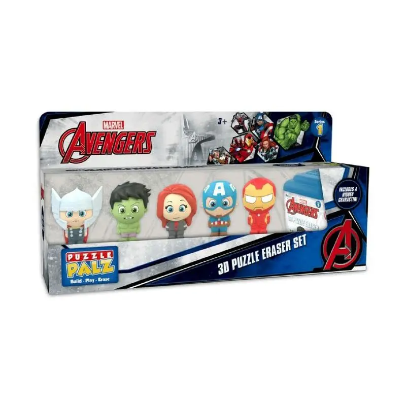 Set erasers erase puzzle Palz box Deluxe Avengers(ST24