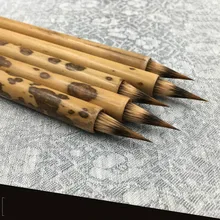 Кисть для каллиграфии из кроличьей шерсти, маленькая Обычная кисть для рисования волком и кроликом, кисть для китайской живописи