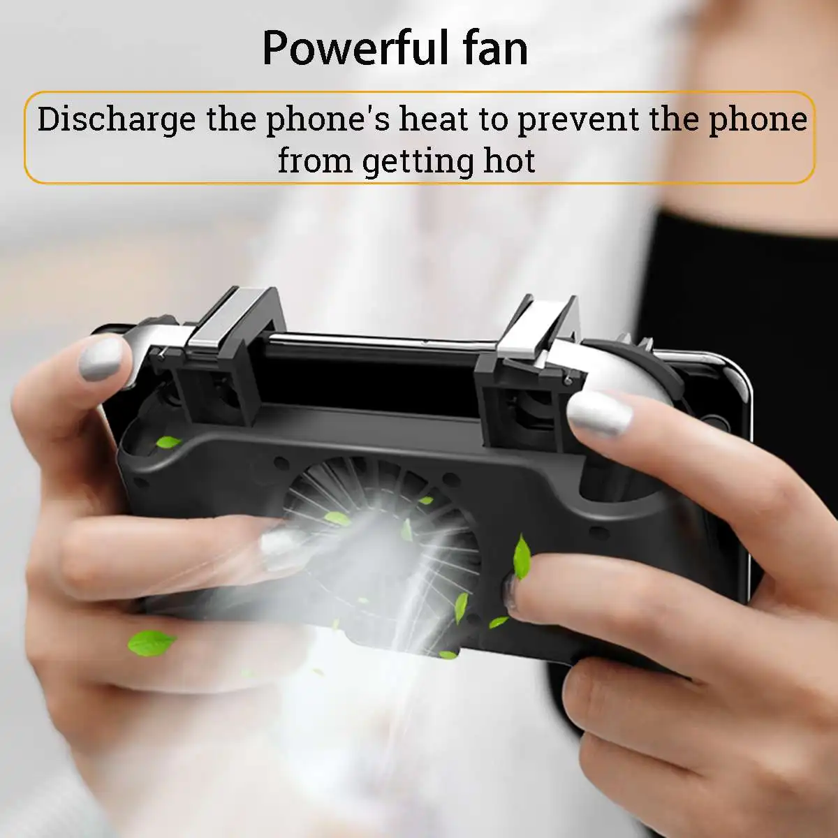 4 In 1 Cooling Fan Radiator Charging Handle Gamepad Joystick Holder Gaming Controller Power Bank fo