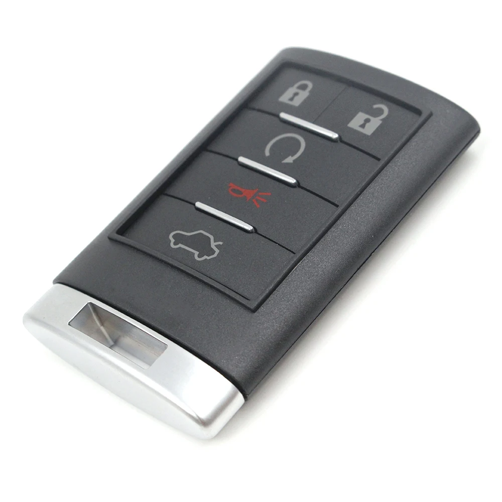 KEYECU 5 BUTTONS SMART REMOTE CAR KEY FOB 315MHZ FOR CADILLAC ESCALADE CTS STS DTS 2008 2009 2010 2011 2012 2013 OUC6000066