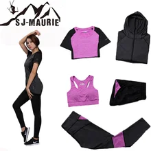 Женские наборы для бега, одежда для спортзала, фитнеса, теннисная рубашка+ штаны, спортивная одежда для бега, Леггинсы для йоги и тренировок, спортивный костюм, размеры s, m, l, xl