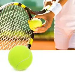 5pcs Professional Rubber Tennis Ball High Resilience Durable Tennis Practice Ball For School Club Training Exercises Outdoo C6z3