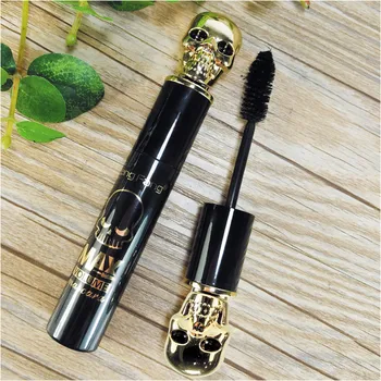 

Thick Black Chiffon Skull Mascara Stretch Curl Waterproof Lasting Makeup Professional Makeup Mascara Eyelashes