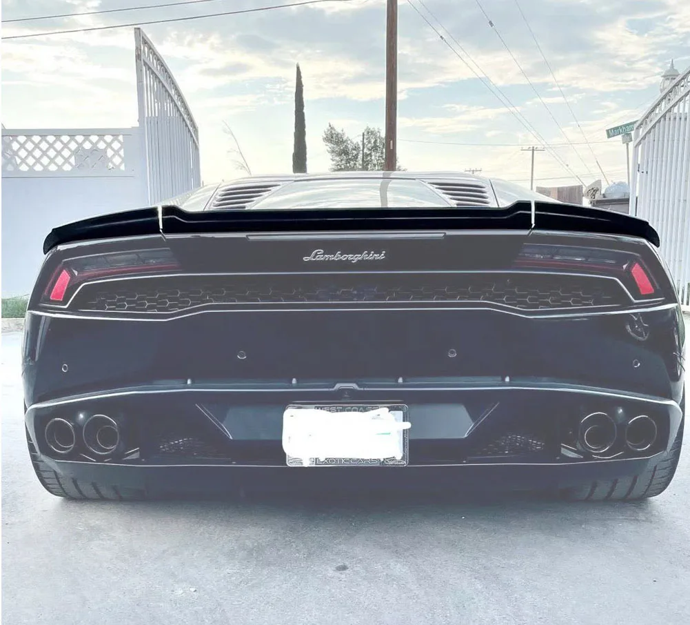 Carbon Fiber Rear Wing Spoiler for Lamborghini Huracan LP580 LP610 spyder 2-Door 2015-2018 Car Accessories | Автомобили и