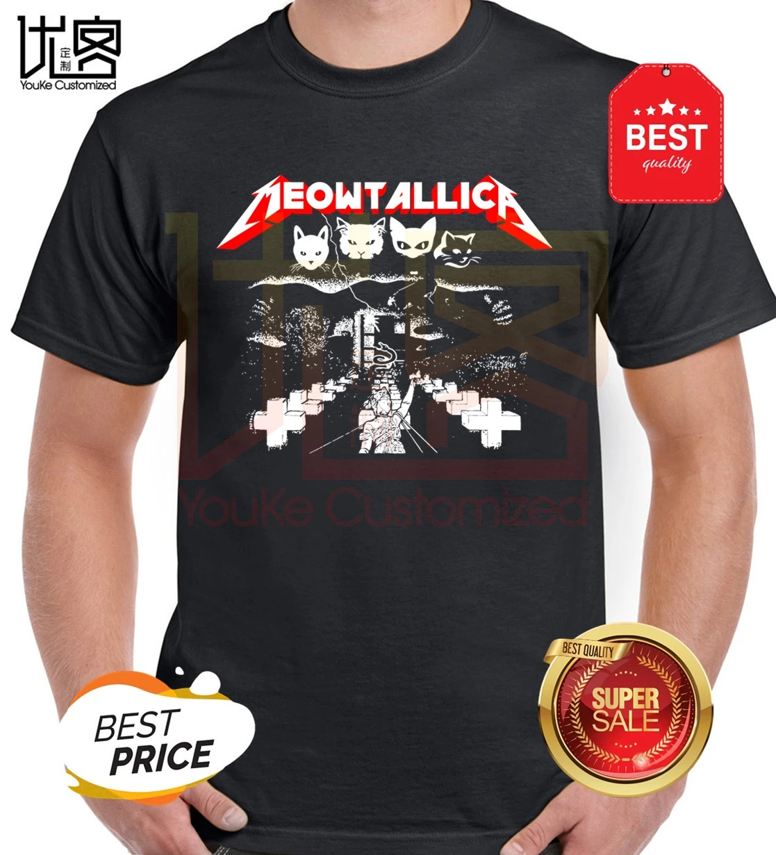 meowtallica shirt