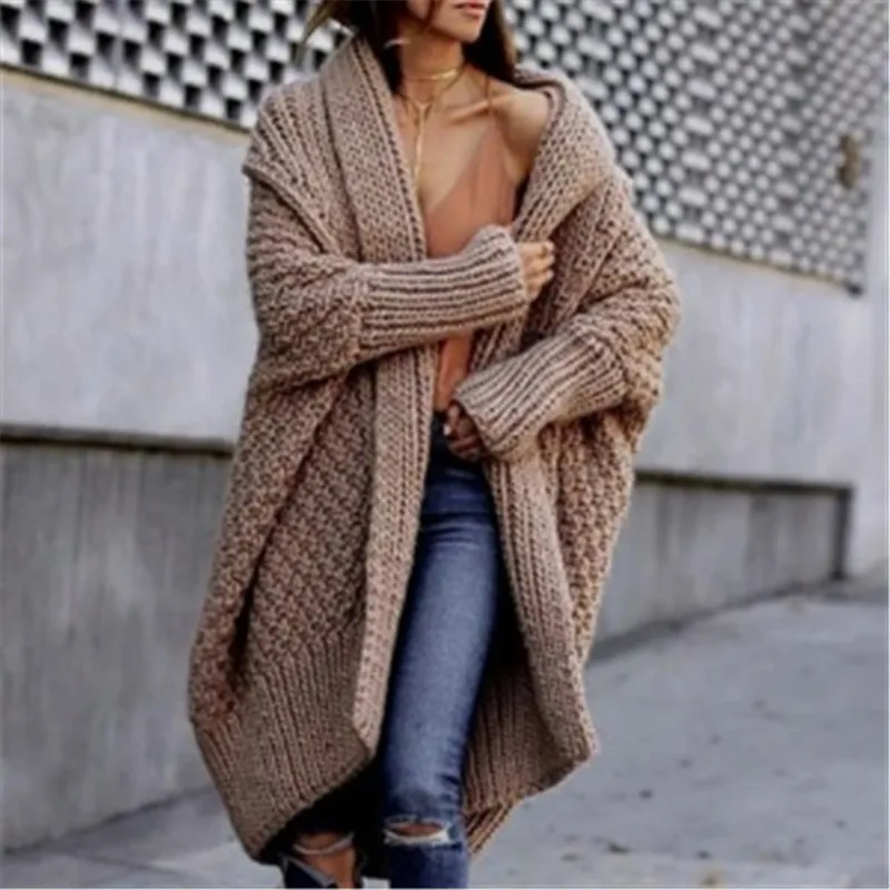 2020 Winter Thick Warm Oversized Cardigan Women