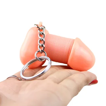

suti 2017 new coming Key Rings Male Genitalia Key Chain Sexy Keyring Creative Jewelry Keychains good gift for lovers
