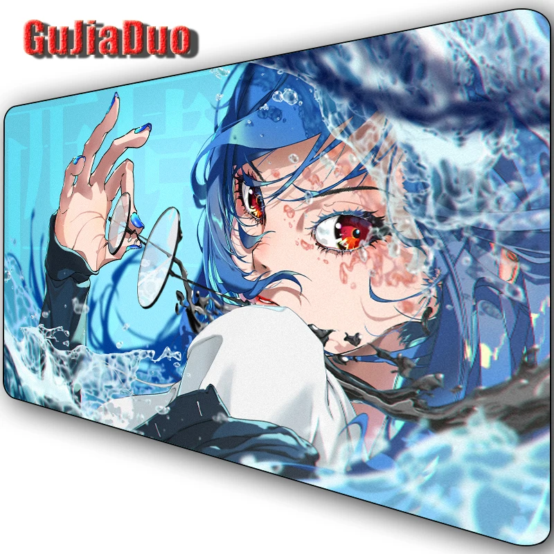 

Comics Glamorous Eyes Large Mouse Pad XXL Gamer Non-slip Computer Keyboard Anime Mousepad Gaming Accessories Kawaii PC Desk Mat